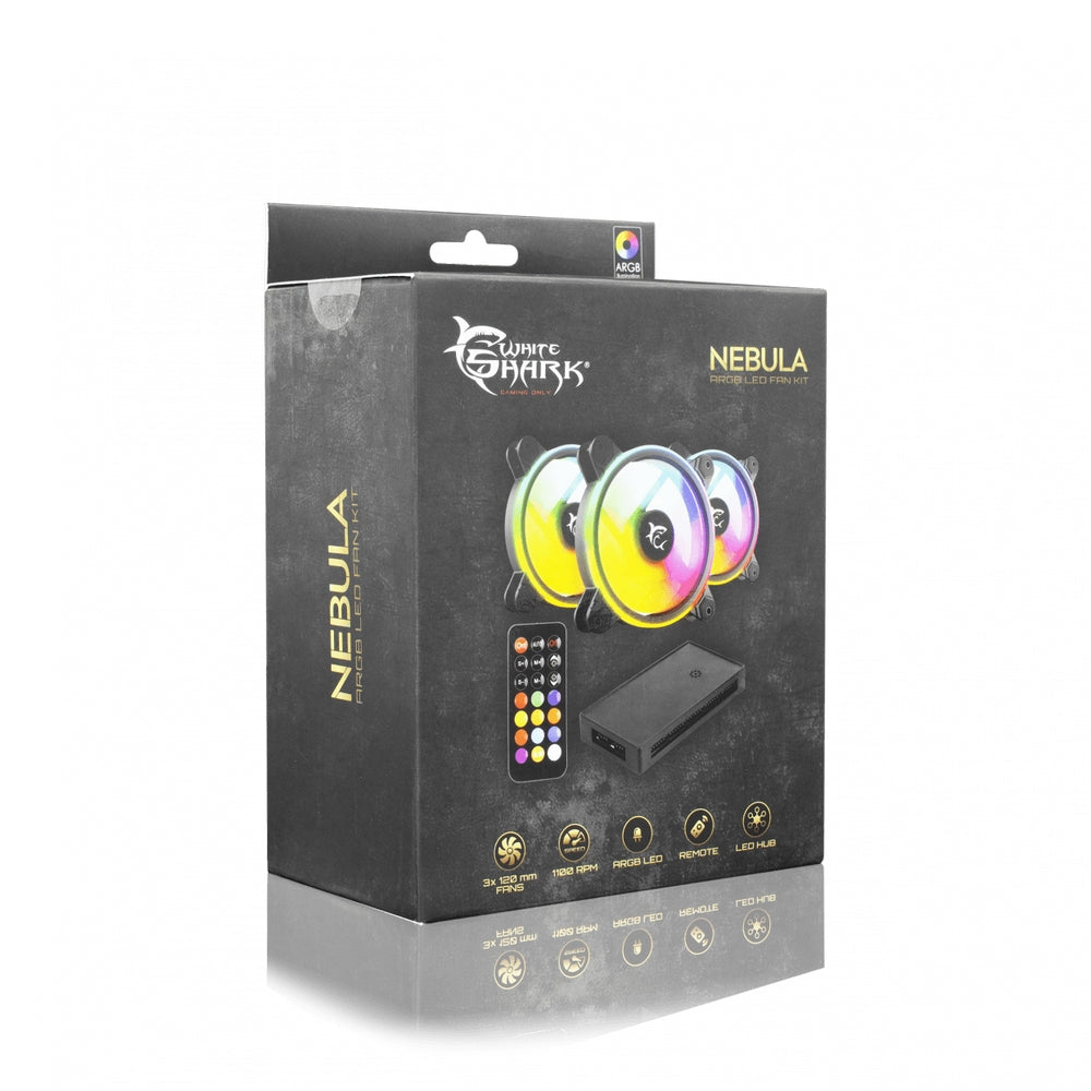 White Shark Fan 1262-04-V Nebula - ARGB kit White Shark Fan 1262-04-V Nebula - ARGB kit